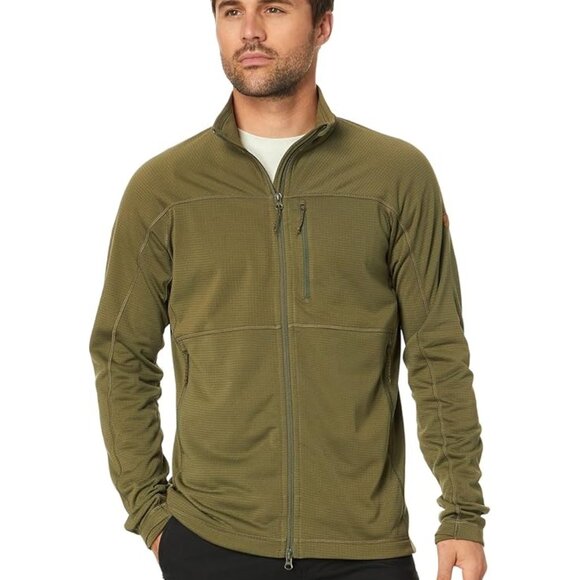 NEW Fjallraven Mens Abisko Lite Fleece Full Zip Jacket NWT L Green #86971 - Picture 12 of 15